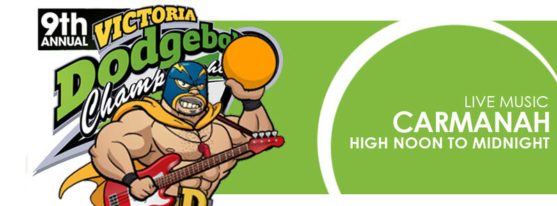 9th Annual Victoria Dodgeball Championships with Live performances by: Carmanah, High Noon to Midnight @ Royal Athletic Park Aug 24 2013 - May 6th @ Royal Athletic Park