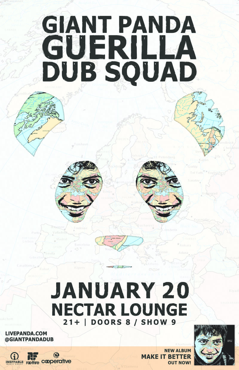 Giant Panda Guerilla Dub Squad: Giant Panda Guerilla Dub Squad @ Nectar Lounge - Jan 20, 2017