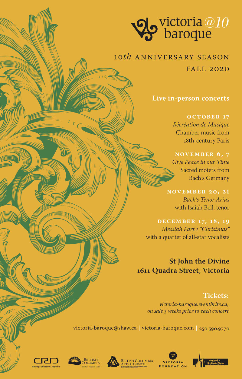 Give Peace in our Time: Victoria Baroque @ St. John The Divine Nov 7 2020 - May 6th @ St. John The Divine