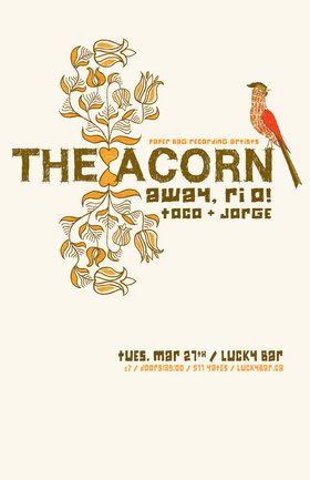 Paper Bag recording artists: The Acorn, Away, Ri'o!, Toco & Jorge @ Lucky Bar Mar 27 2007 - May 6th @ Lucky Bar