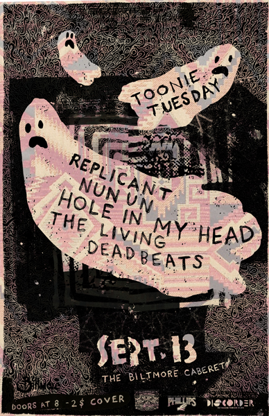TWOONIE TUESDAY!: Replicant, Nun Un, Hole In my Head, The Living Deadbeats @ The Biltmore Cabaret Sep 13 2011 - May 8th @ The Biltmore Cabaret