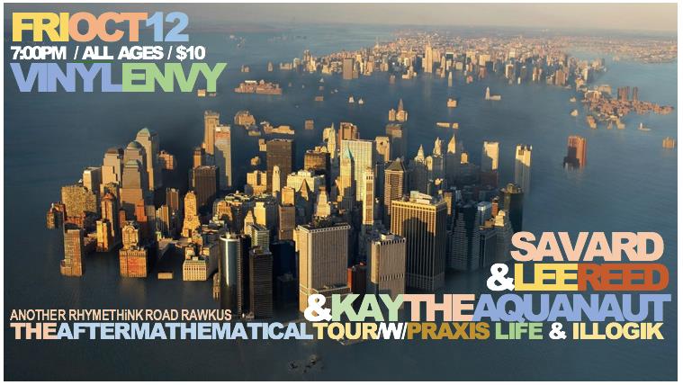 Savard, Praxis Life, LEE REED (Hamilton, ON), Kay the Aquanaut (Saskatoon, SK) @ Vinyl Envy - Oct 12, 2018