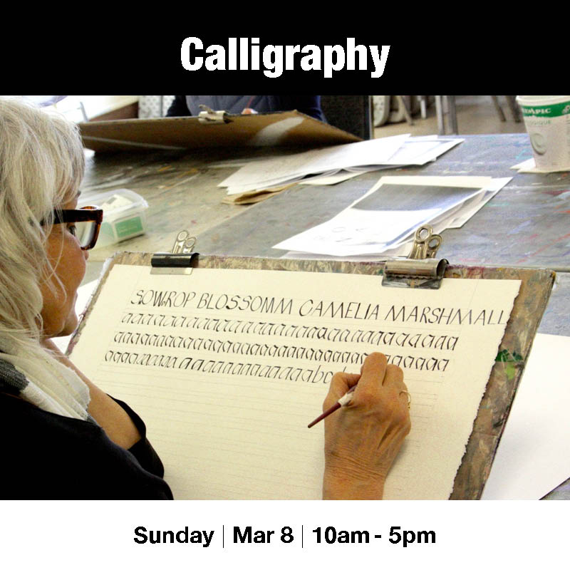 Calligraphy @ Vancouver Island School of Art Mar 8 2020 - Jun 6th @ Vancouver Island School of Art