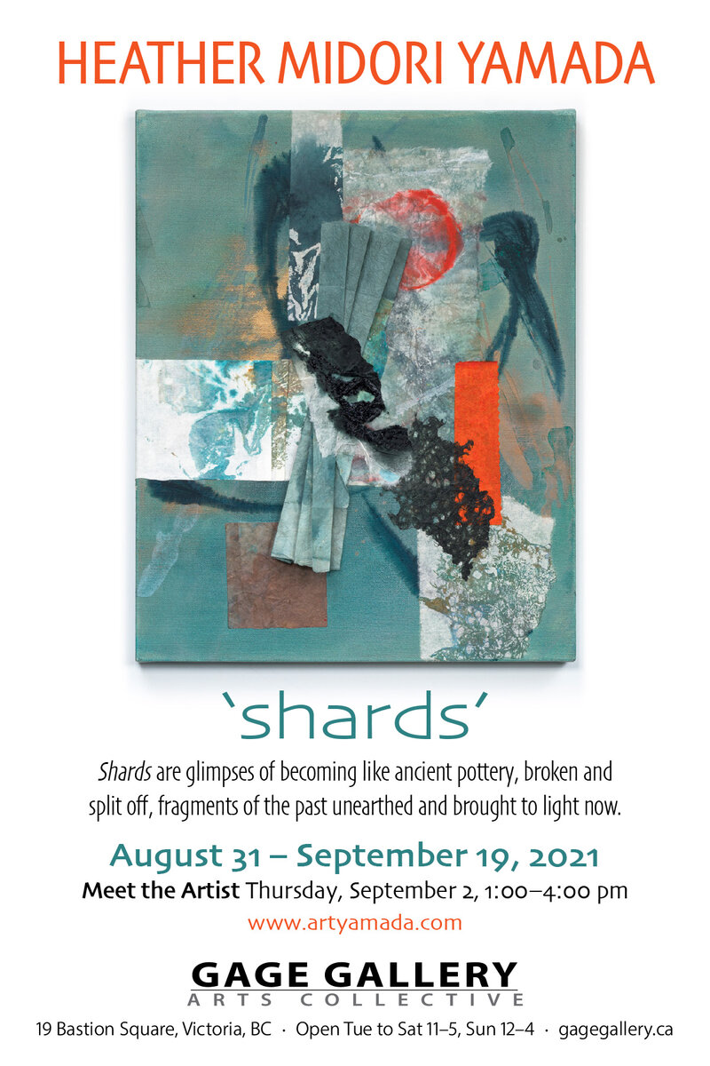 Exhibition - SHARDS: Heather Midori Yamada @ Gage Gallery Arts Collective Aug 31 2021 - May 7th @ Gage Gallery Arts Collective
