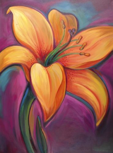 Acrylics with Ilana - Lily: Ilana Selivanov @ The Gardens at HCP Oct 8 2020 - May 1st @ The Gardens at HCP