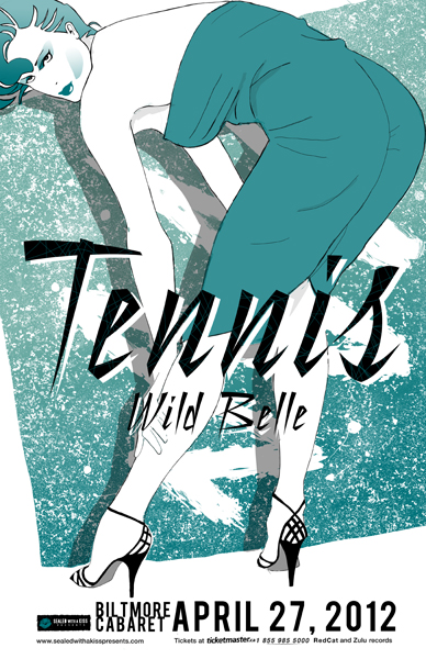 Tennis, Wild Belle, The Shilohs @ The Biltmore Cabaret Apr 27 2012 - May 7th @ The Biltmore Cabaret
