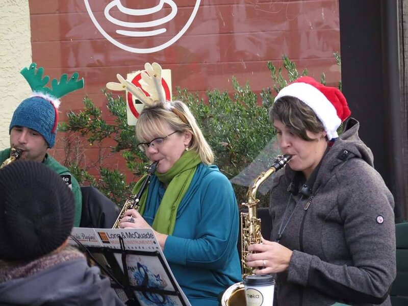 Saxophone Christmas with the Barracuda Saxophone Quartet: Monik Nordine, Chris Watt , Doug Awai, Amanda Paterson @ The Cook Street Moka House Dec 10 2017 - May 7th @ The Cook Street Moka House