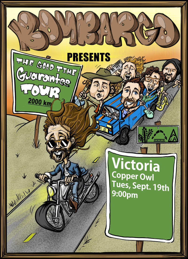 Bombargo @ Copper Owl Sep 19 2017 - Jun 4th @ Copper Owl