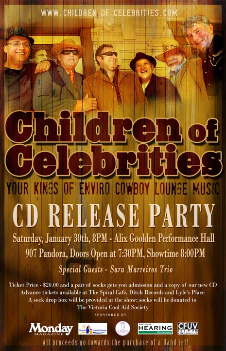 CD Release: Children Of Celebrities, Sara Marreiros Trio @ Alix Goolden Performance Hall Jan 30 2010 - May 16th @ Alix Goolden Performance Hall