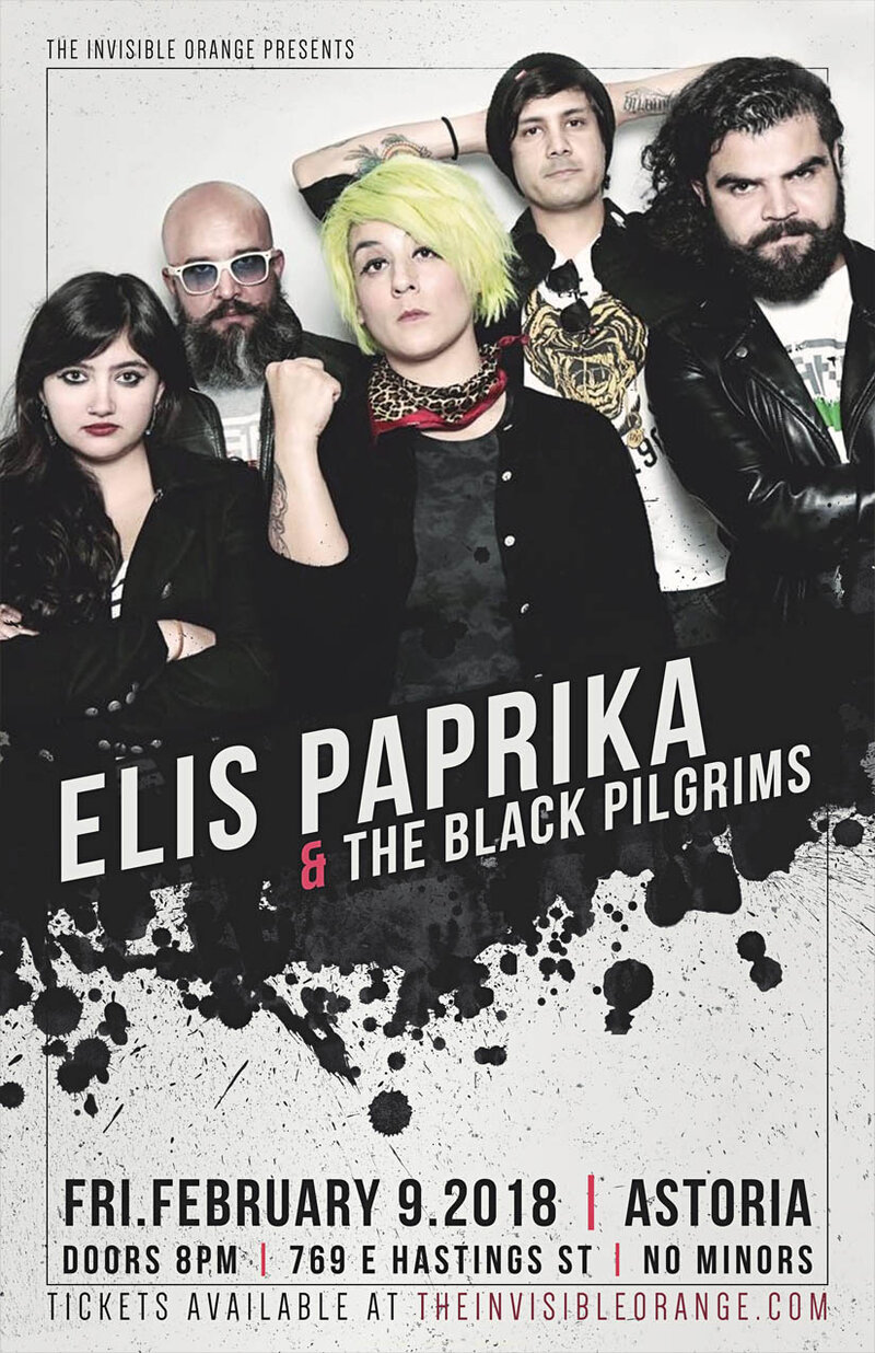 Elis Paprika & The Black Pilgrims, Salmon Friends, Lungflower, Massive Scar Era @ The Astoria Dec 31 1969 - May 9th @ The Astoria