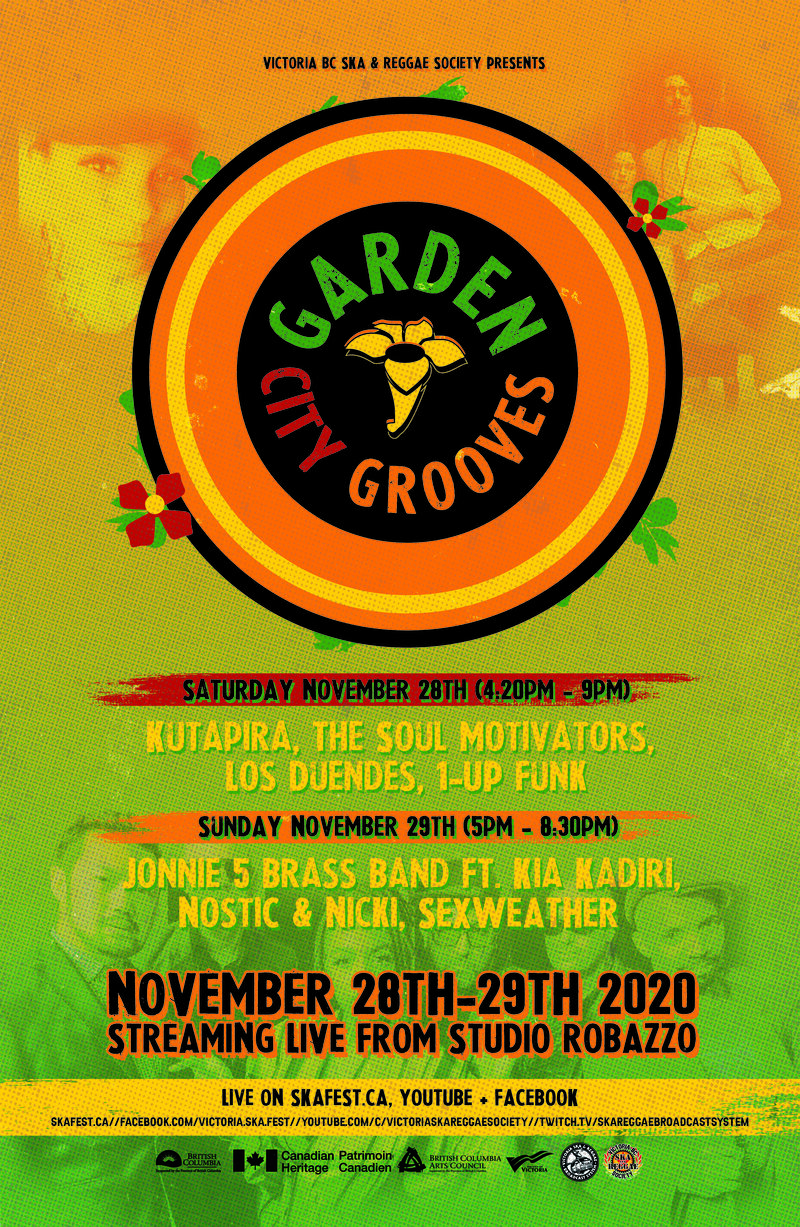 Garden City Grooves VII -Day 2: Jonnie 5 Brass Band, Kia Kadiri, Nostic & Nicki, Sexweather @ Studio Robazzo Nov 29 2020 - May 2nd @ Studio Robazzo