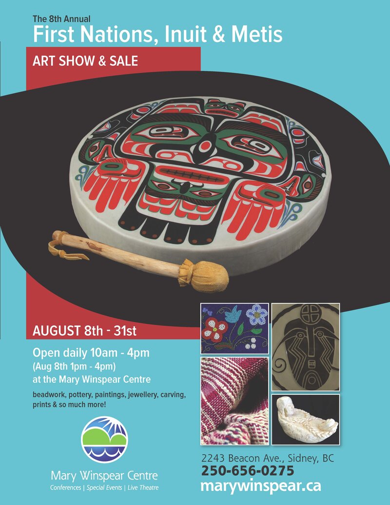 8th Annual First Nations, Inuit & Metis Art Show @ Mary Winspear Centre Aug 8 2016 - Jun 17th @ Mary Winspear Centre