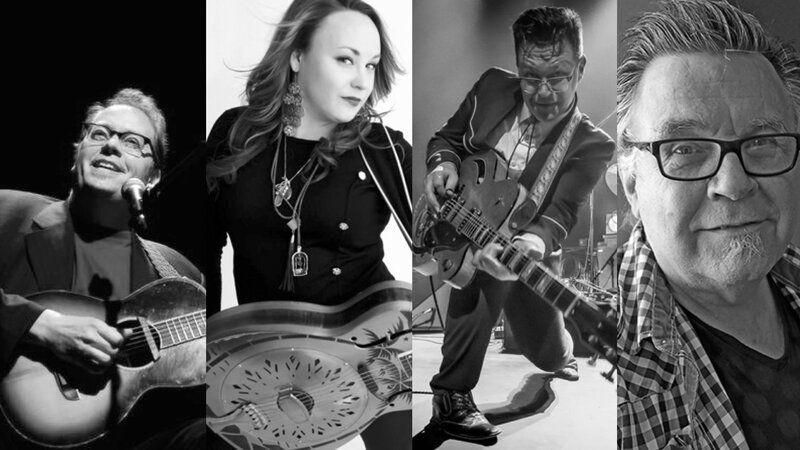 Hornby Blues: Rick Fines, Samantha Martin, Paul Pigat, David Vest @ WISE Hall May 6 2018 - May 6th @ WISE Hall