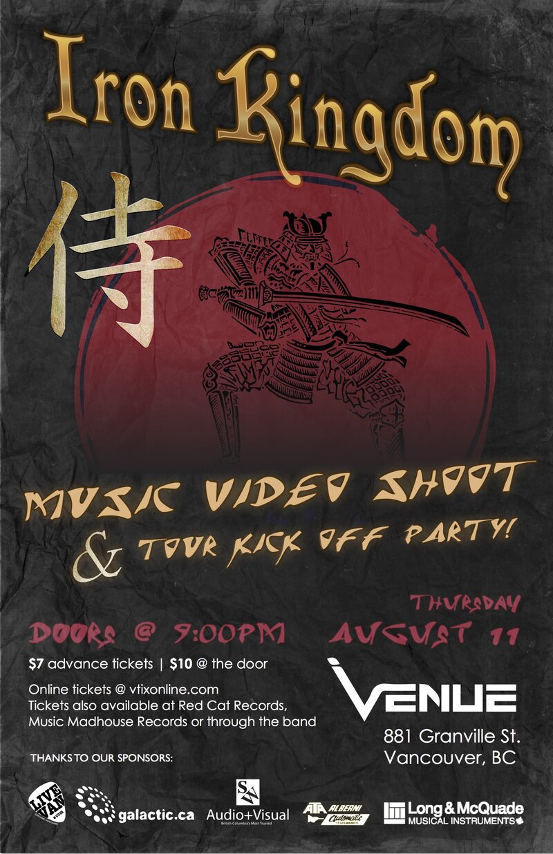 Iron Kingdom @ Venue Aug 11 2016 - May 6th @ Venue