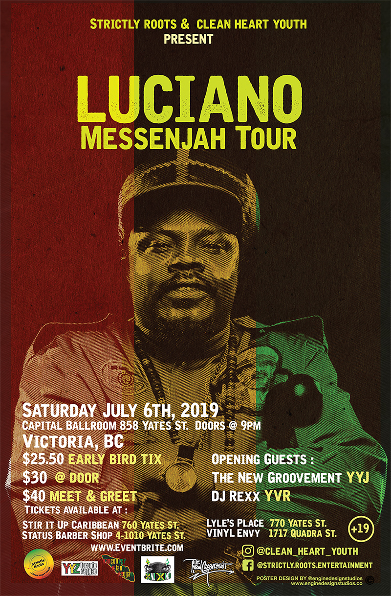 Messenjah Tour: Luciano, The New Groovement @ Capital Ballroom Jul 6 2019 - May 7th @ Capital Ballroom