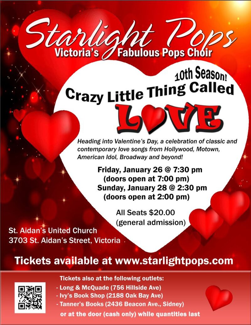 Starlight Pops presents "Crazy Little Thing Called Love": Starlight Pops  @ Broad View United Jan 28 2018 - May 13th @ Broad View United
