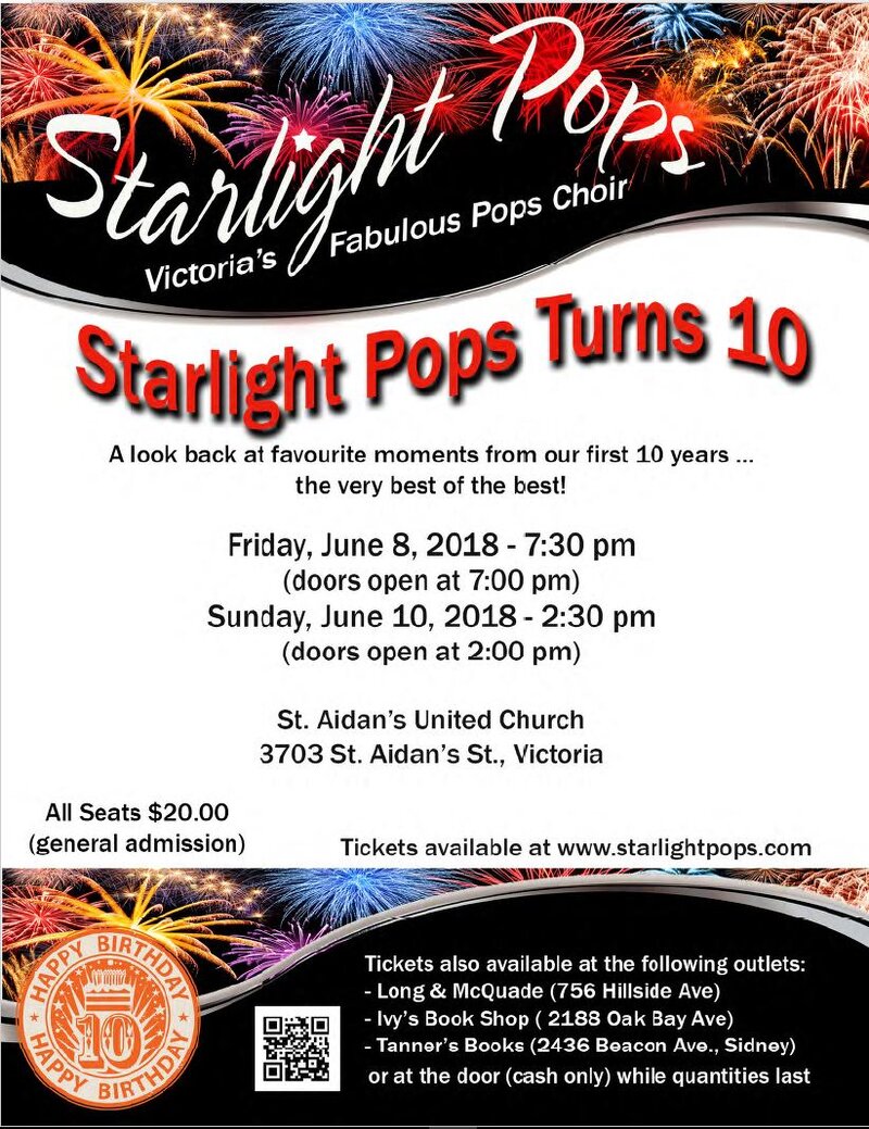 Starlight Pops Turns 10: Starlight Pops  @ Broad View United Jun 10 2018 - May 7th @ Broad View United