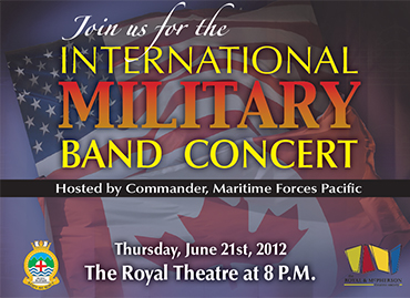 International Military Concert @ Royal Theatre Jun 21 2012 - Jun 7th @ Royal Theatre