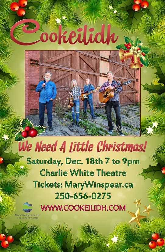 Cookeilidh - We Need A Little Christmas: Cookeilidh @ Mary Winspear Centre Dec 18 2021 - May 7th @ Mary Winspear Centre