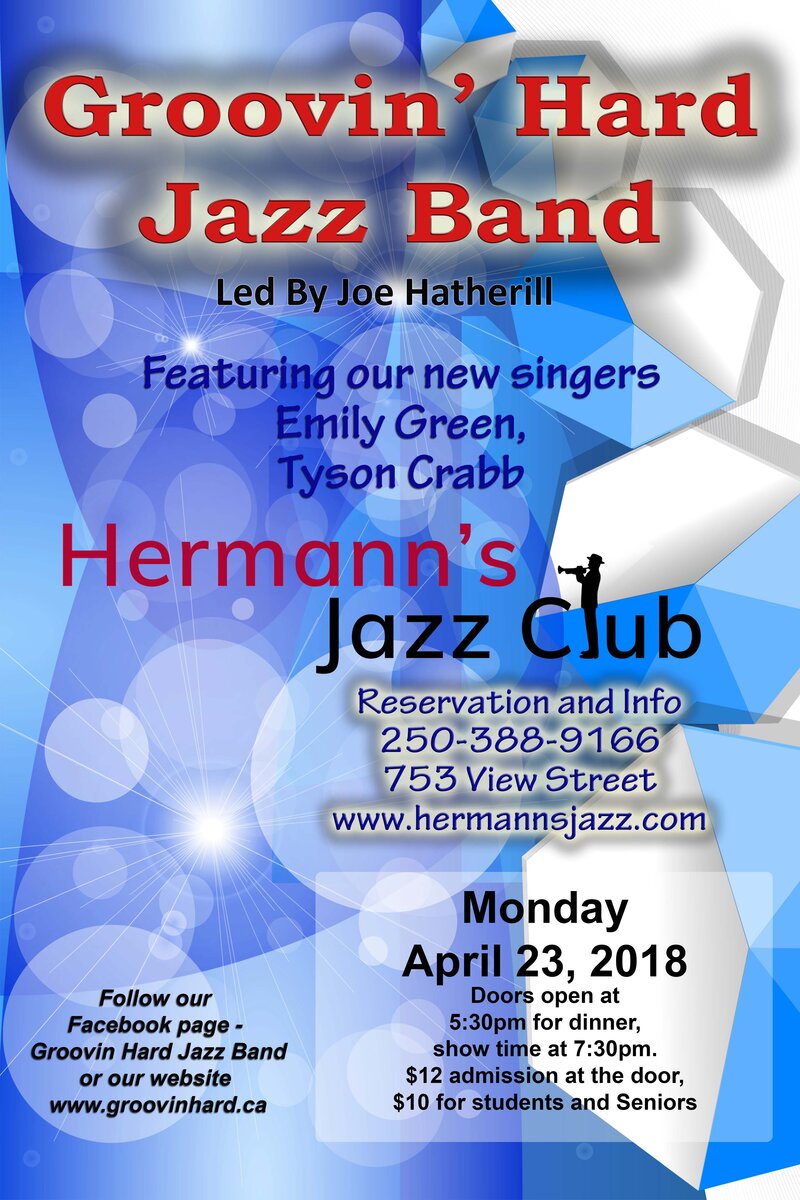 Groovin Hard Jazz Band @ Hermann's Jazz Club - Apr 23, 2018