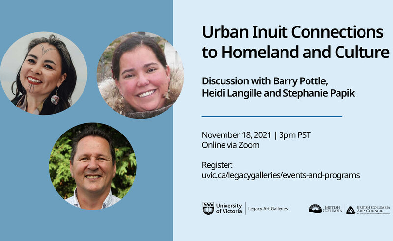 Urban Inuit Connections to Homeland and Culture @ Online via Zoom - Nov 18, 2021