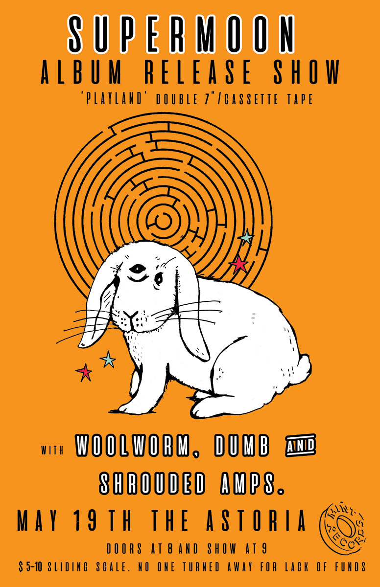 Playland Album Release Party!!!!!!: Supermoon, Woolworm, DUMB , Shrouded Amps @ The Astoria  May 19 2016 - May 6th @ The Astoria 