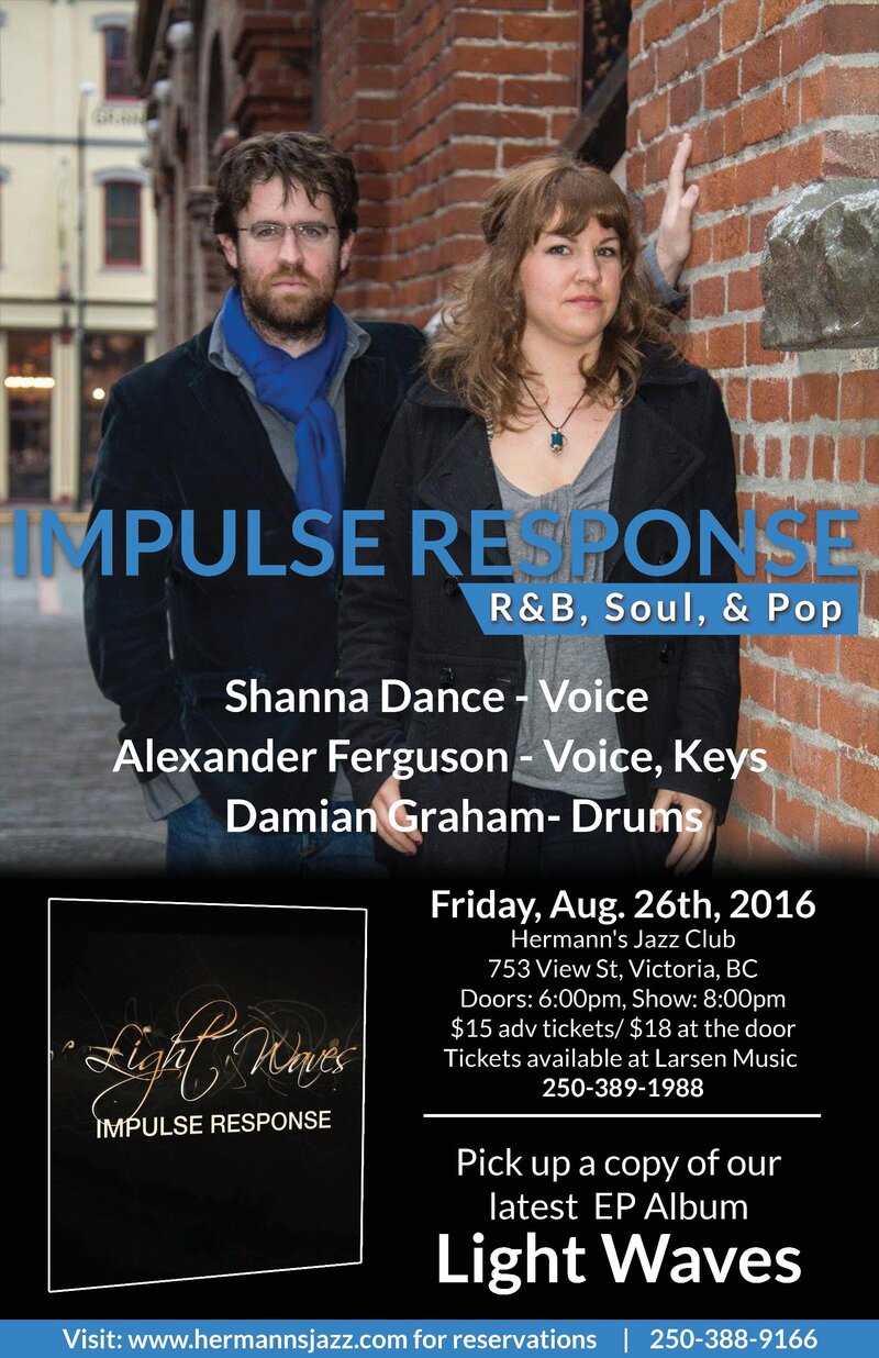 Impulse Response @ Hermann's Jazz Club Aug 26 2016 - May 7th @ Hermann's Jazz Club