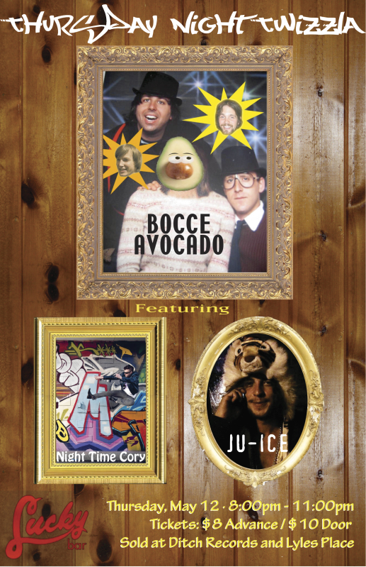 BOCCE AVOCADO ISLAND DEBUT!: bocce avocado @ Lucky Bar May 12 2011 - May 16th @ Lucky Bar