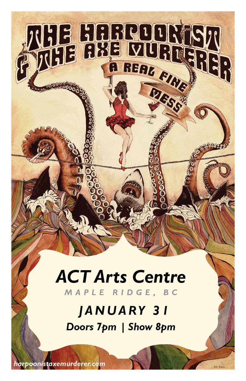 Harpoonist & the Axe Murderer @ ACT Theatre Jan 31 2015 - May 9th @ ACT Theatre