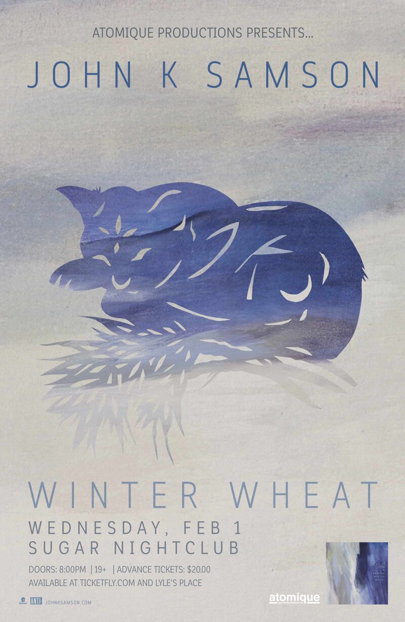 John K. Samson & The Winter Wheat, Northcote @ Capital Ballroom Feb 1 2017 - Jun 12th @ Capital Ballroom