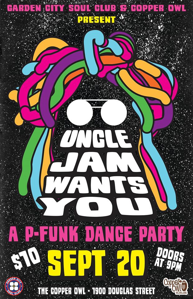 Garden City Soul Club and The Copper Owl Present: UNCLE JAM WANTS YOU! A P-Funk Dance Party: DJ Chris Lawrence @ Copper Owl Sep 20 2014 - Jun 6th @ Copper Owl