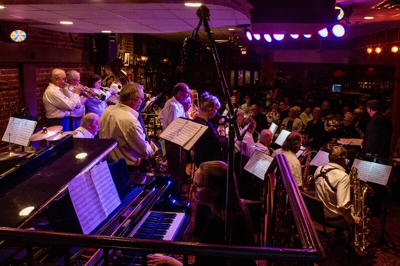 Dinner Jazz at the Club: Swiftsure Big Band @ Hermann's Jazz Club Jun 5 2019 - May 16th @ Hermann's Jazz Club