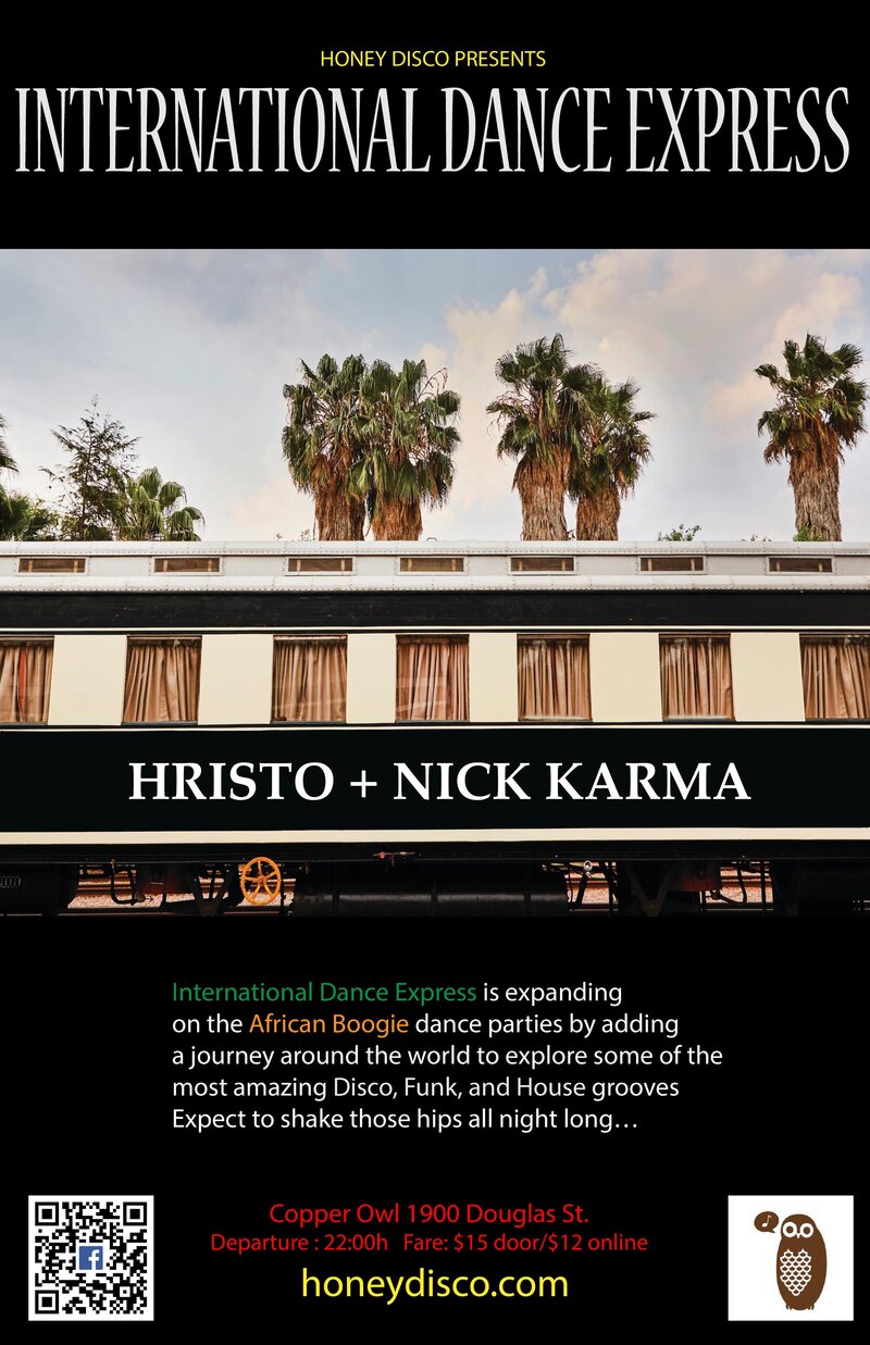 International Dance Express: HRISTO, Nick Karma @ Copper Owl Jun 21 2019 - Jun 7th @ Copper Owl