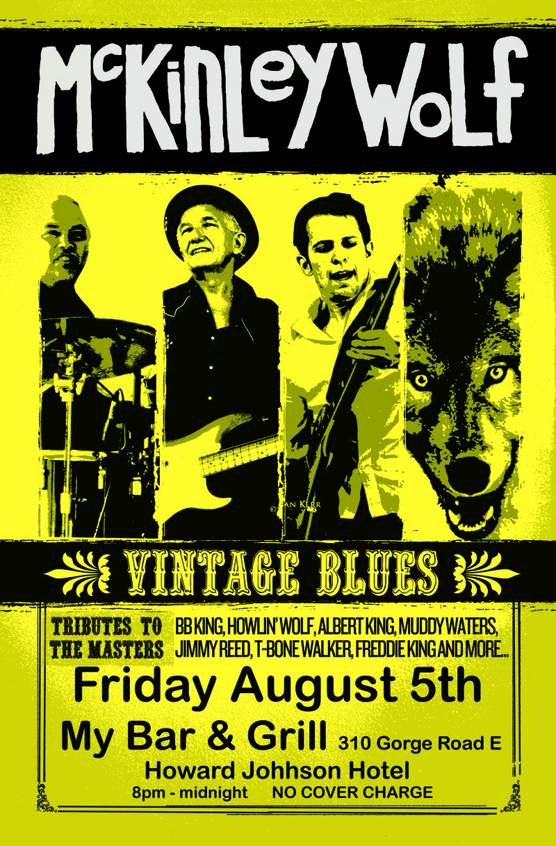Blues Party: McKinley Wolf @ My Bar and Grill Aug 5 2016 - May 17th @ My Bar and Grill