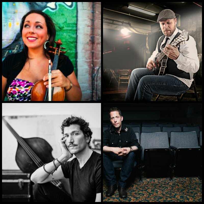 Victoria Bluegrass Association Weekly Jam: Rock Island Ramblers, Oliver Swain, Ivonne Hernandez, James Whittall, Jesse Cobb @ First Church of Christ, Scientist Mar 29 2016 - May 6th @ First Church of Christ, Scientist