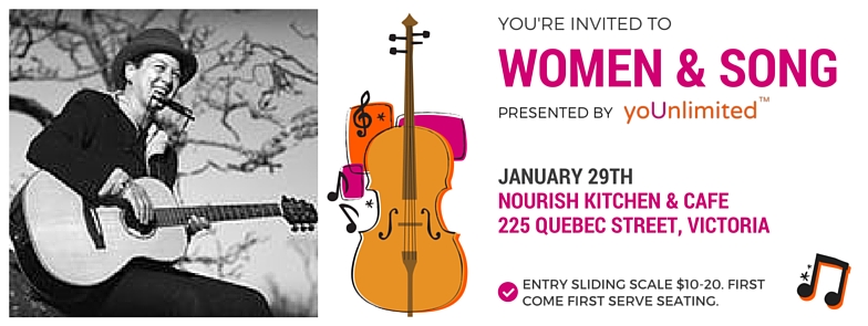 Women and Song: Auto Jansz, Nicola Linde, Viv Gleeson, Heidi Crocini, Shauna Janz @ Nourish Kitchen & Cafe Jan 29 2016 - May 6th @ Nourish Kitchen & Cafe