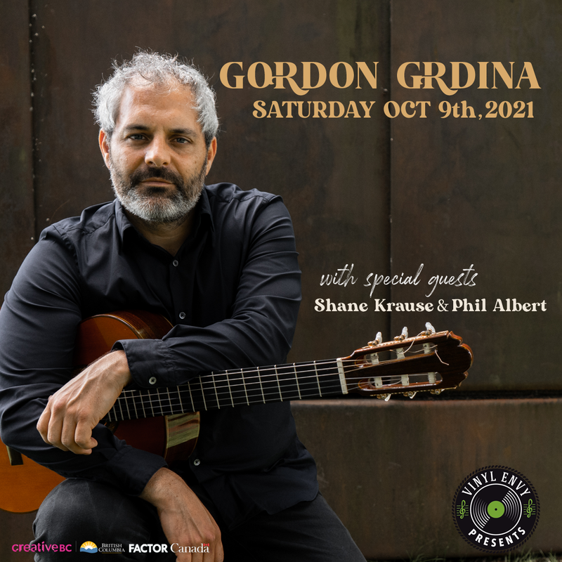 Vinyl Envy Presents: Gord Grdina, Shane Krause & Phil Albert @ Vinyl Envy Oct 9 2021 - May 9th @ Vinyl Envy