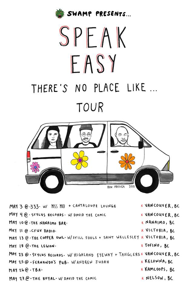 .: Speak Easy, Still Fools, Saint Wellesley @ Copper Owl May 13 2018 - May 13th @ Copper Owl