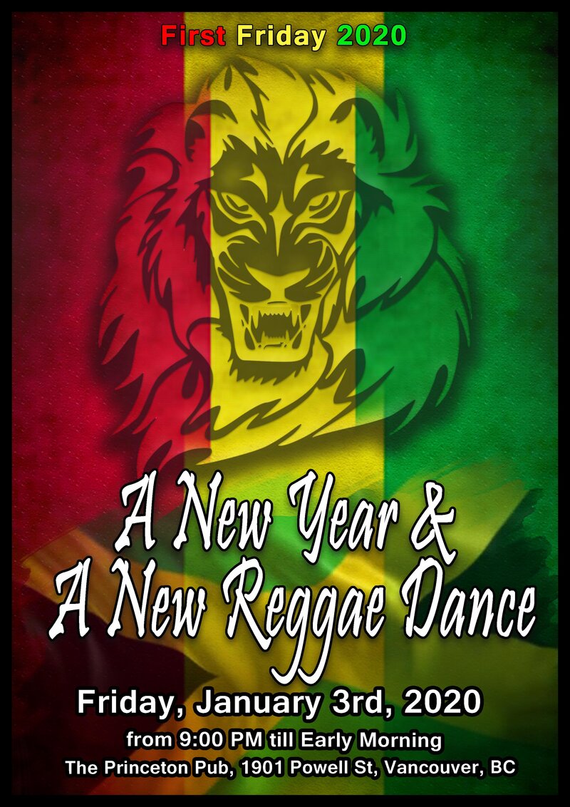 First Friday 2020 - A New Year & New Reggae Dance: Mosaic Riddim @ Princeton Pub Jan 3 2020 - May 6th @ Princeton Pub