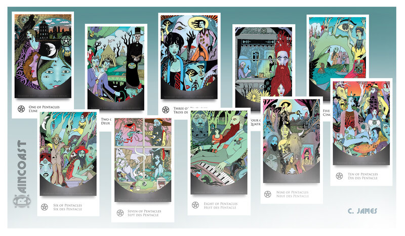 Tarot Card Art Promotion: Christoph James @ Internet Mar 9 2019 - Jun 15th @ Internet