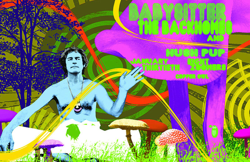 Babysitter, The Backhomes, Hush Pup @ Copper Owl Jan 30 2014 - May 6th @ Copper Owl