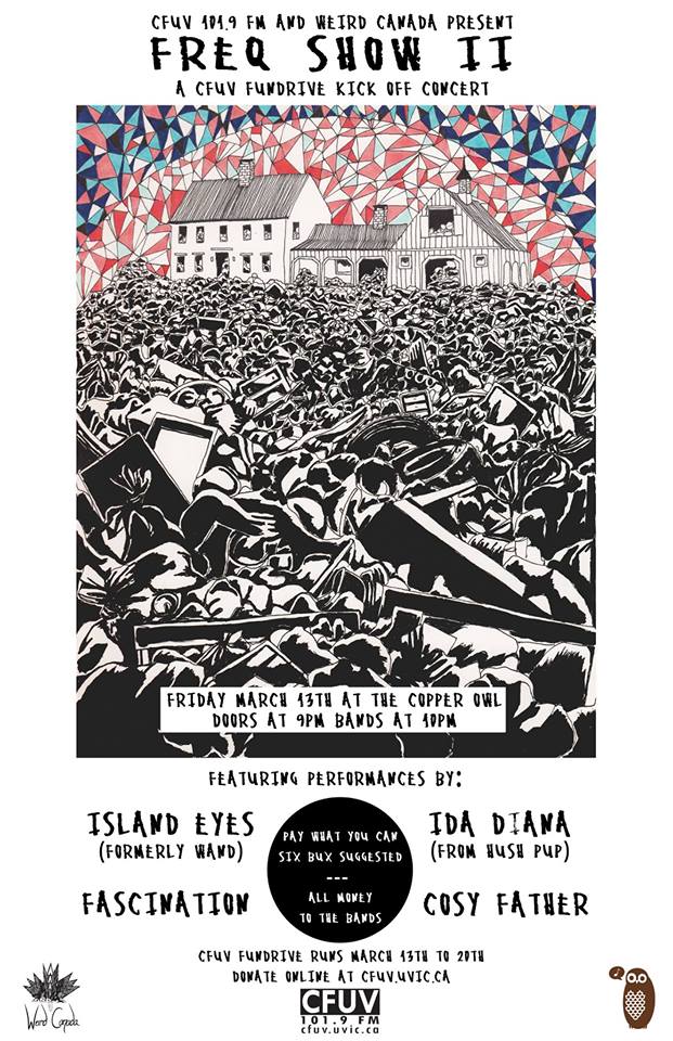 FREQ SHOW II feat.: Island Eyes, Fascination, Ida Diana, Cosy Father @ Copper Owl Mar 13 2015 - May 6th @ Copper Owl