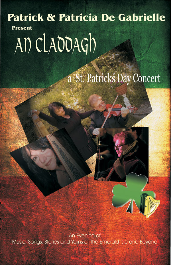A St. Patrick's Concert: Patrick De Gabrielle, Patricia De Gabrielle @ Mirlin's Sun Mar 15 2013 - Jun 7th @ Mirlin's Sun