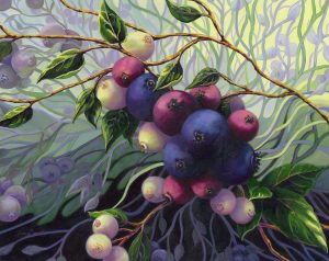 Wild Blueberries 5 by 
Joane Moran - AFCA