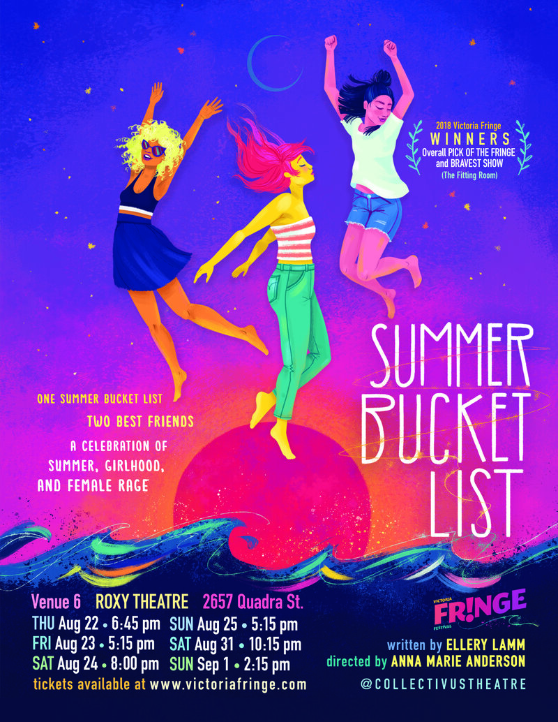 Summer Bucket List - Victoria Fringe @ Blue Bridge Repertory Theatre Aug 25 2019 - May 6th @ Blue Bridge Repertory Theatre