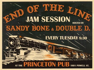 Sandy Bone, Double D @ Princeton Pub Jan 15 2013 - May 6th @ Princeton Pub