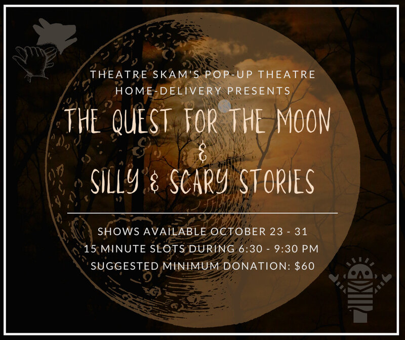 Pop-Up Theatre Home Delivery: October Edition @ Your location Oct 25 2020 - Jun 14th @ Your location