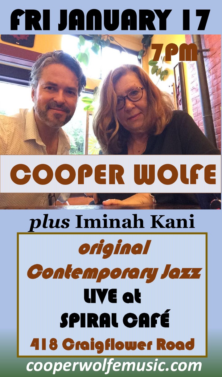 Cooper Wolfe , Iminah Kani @ Spiral Cafe Jan 17 2020 - May 6th @ Spiral Cafe