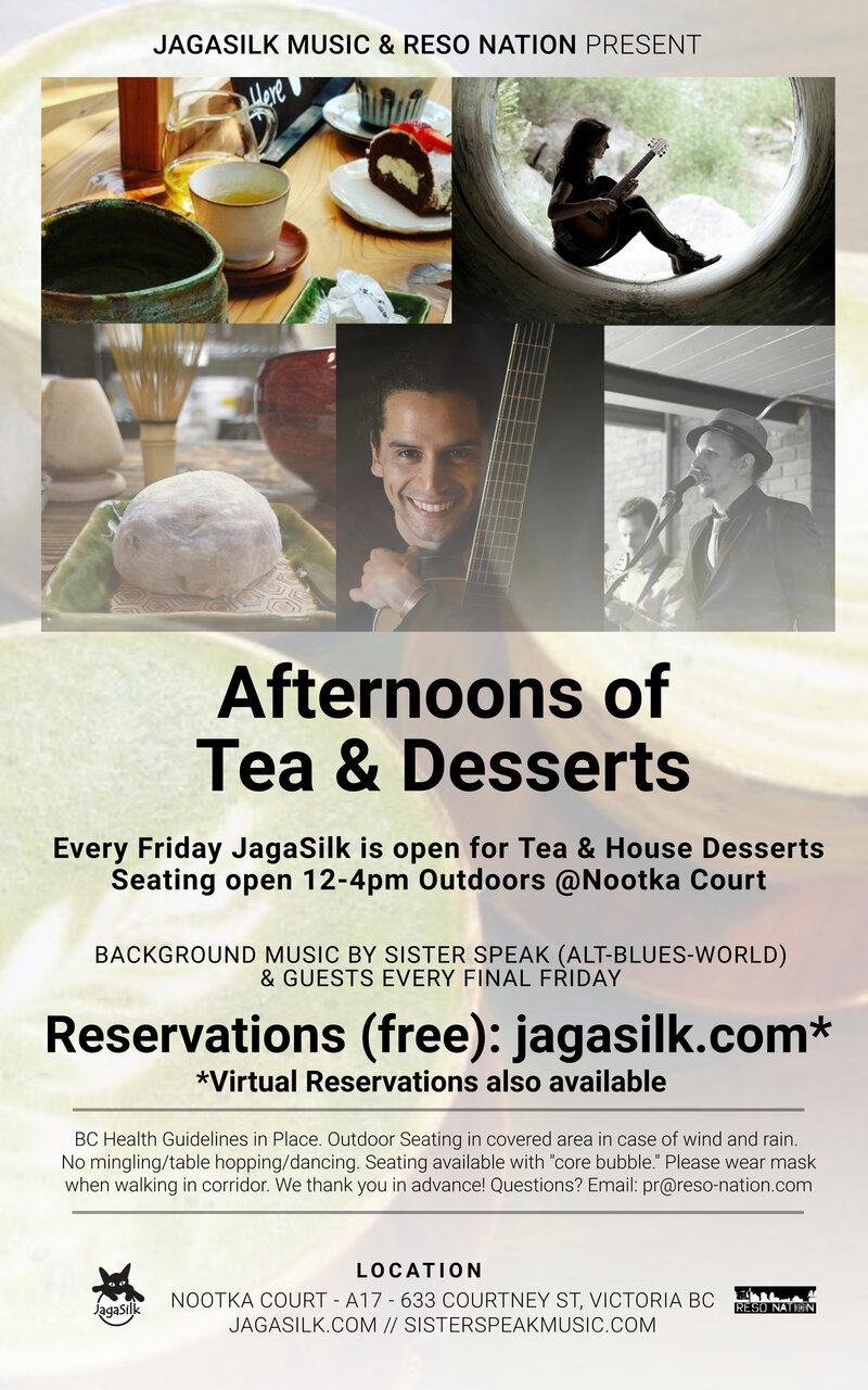 Afternoons of Tea and Desserts with Background Music: Sister Speak @ Jagasilk (Outdoors) Apr 30 2021 - May 9th @ Jagasilk (Outdoors)