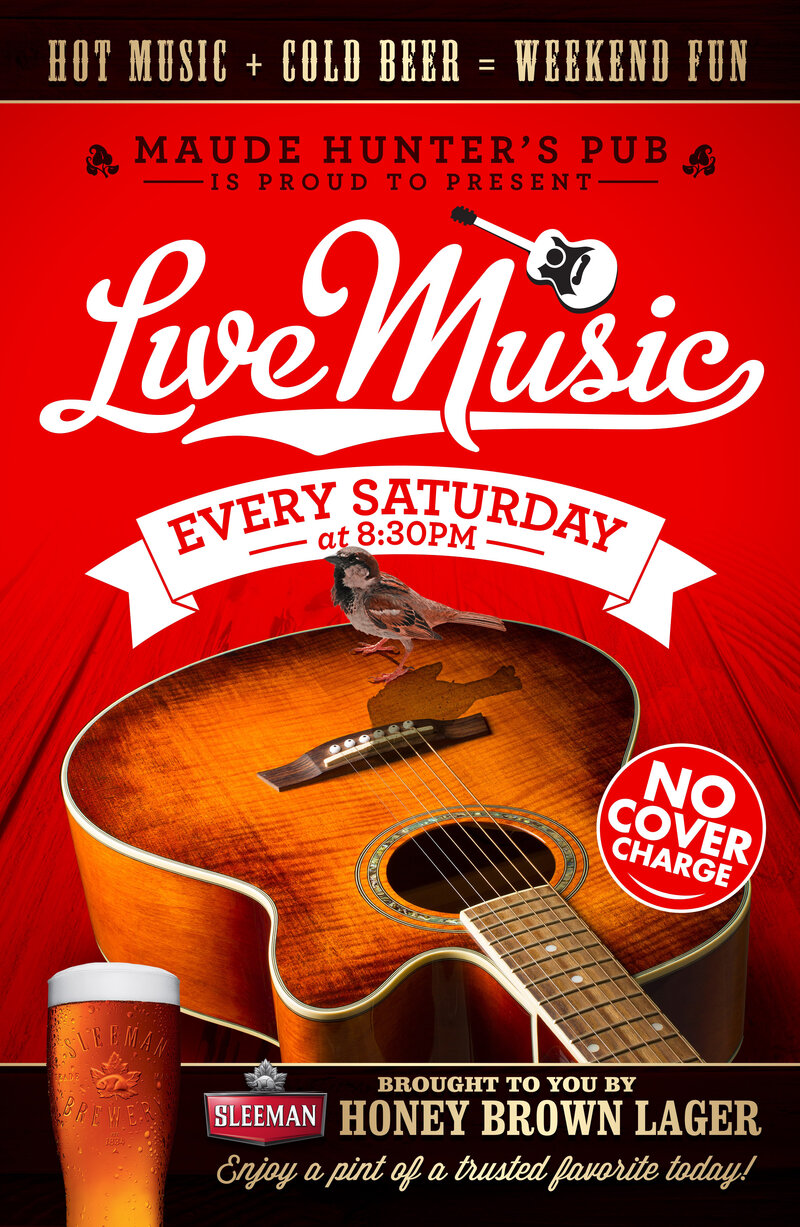 Steve Latez , Atkinson Brothers , Bourbon Country , Bijoux du Bayou @ Maude Hunter's Pub Feb 8 2014 - May 21st @ Maude Hunter's Pub